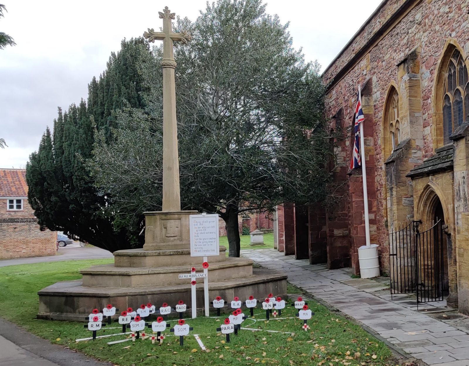 Remembrance at Taunton Minster Taunton Minster, St Mary Magdalene