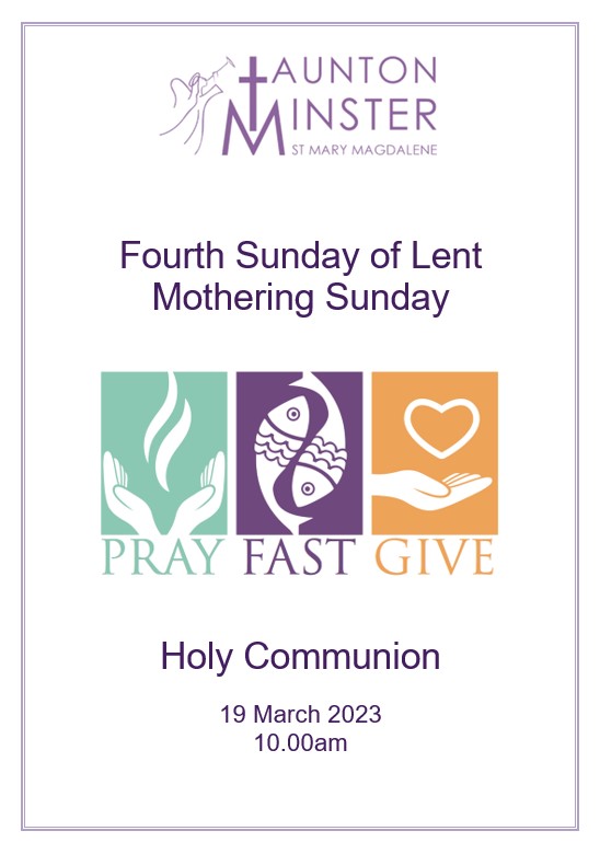 The Fourth Sunday of Lent ~ Mothering Sunday