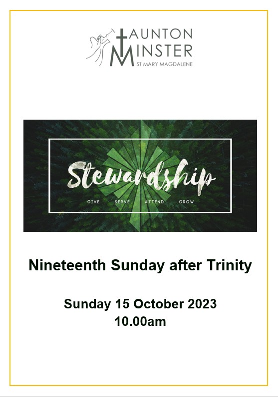 The Nineteenth Sunday after Trinity