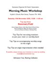 Morning Music Workshop